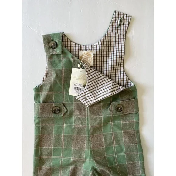 TBBC The Beaufort Bonnet Company Jack Keene Jon Jon Mirador Place Plaid 6 12 M - Picture 7 of 8